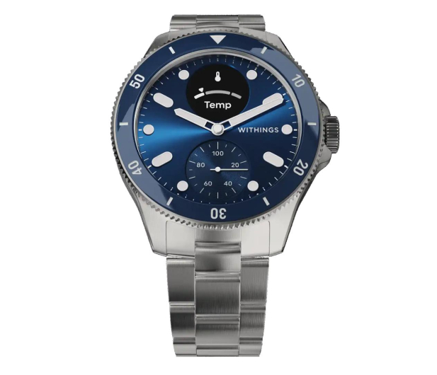 Withings ScanWatch Nova 42mm granatowy WITHWA107ALLINT - 1224531 - zdjęcie 2